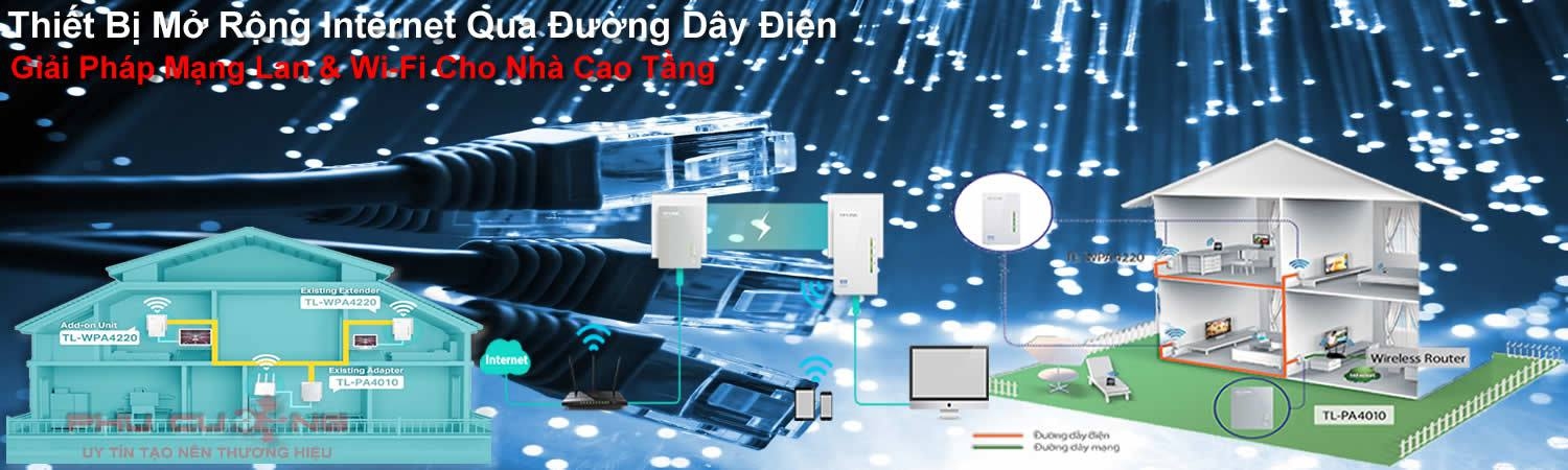 Thiết bị mở rộng internet qua dây điện